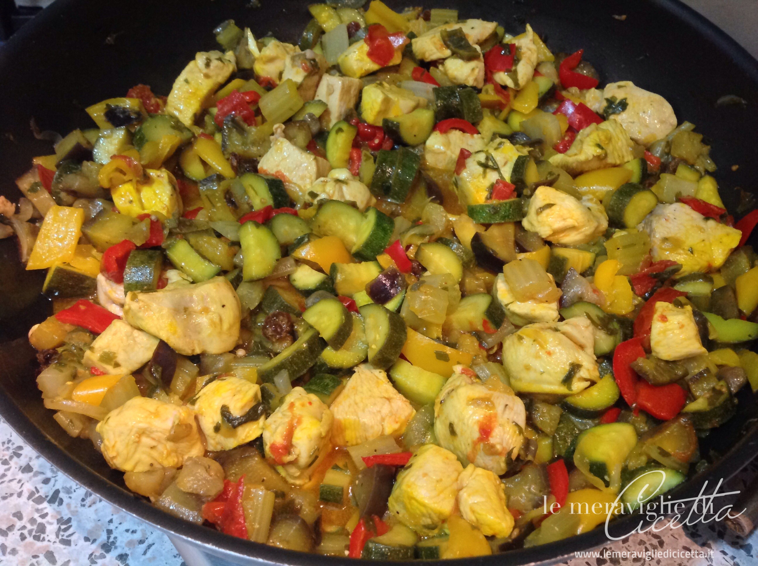 Pollo Con Caponata Le Meraviglie Di Cicetta